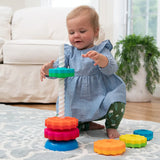 Rainbow Spinning Stacker Toy