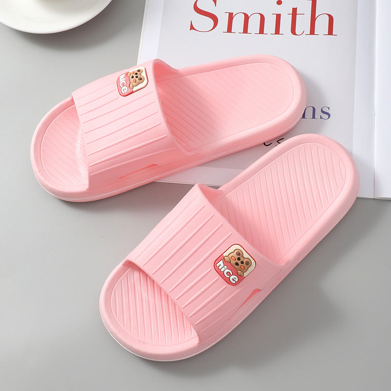 Women'S Summer Slippers Suitable for Outdoor And Indoor Use, New Bathroom Shower Non-Slip Home Slippers, All-Season Women'S Sandals, Women Shoes