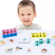 Wooden Letter Spelling Blocks