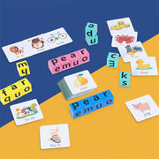 Wooden Letter Spelling Blocks