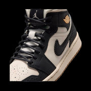 WMNS Air Jordan 1 Mid SE (Off Noir/Chalk-Chalk-Pearl White)