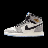 Air Jordan 1 High OG (GS)(Cool Grey/Black-Game Royal)