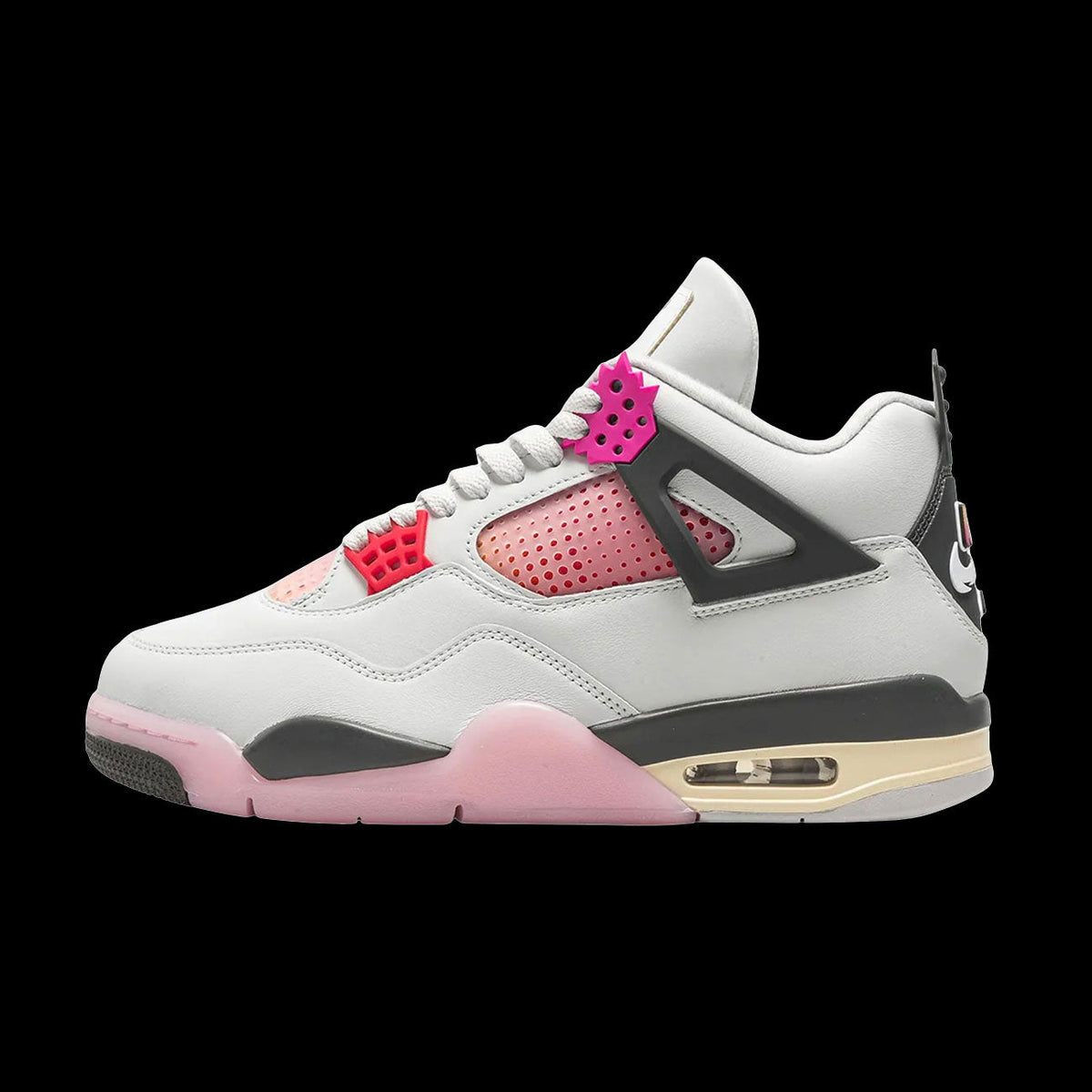 Air Jordan 4 Retro "Comic" (Off White/Fire Pink-Anthracite)