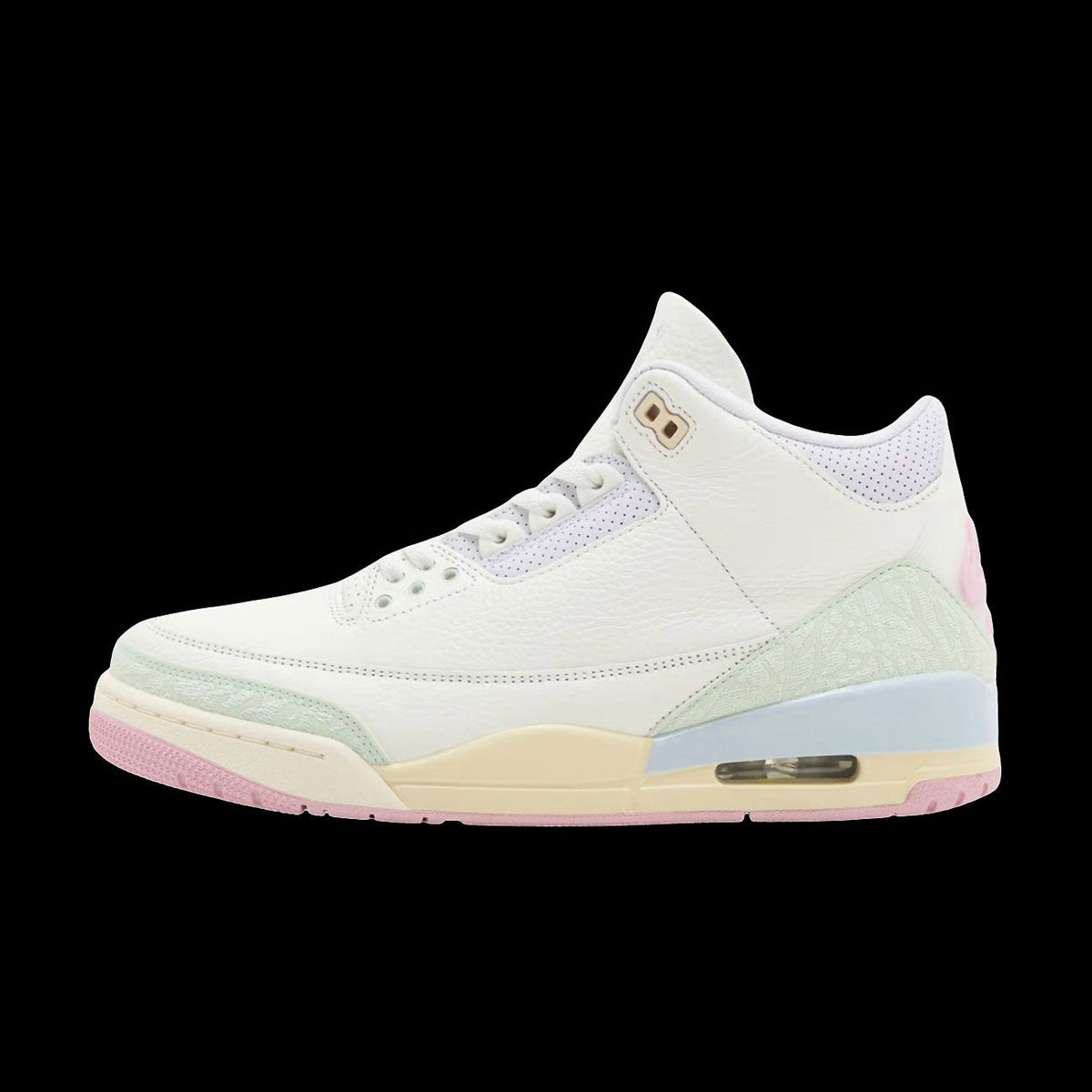 Air Jordan 3 Retro (Sail/Jade Aura-Aura-Ice Carmine)