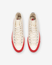 CONVERSE X CDG RED SOLE CHUCK 70 HIGH