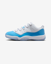 JORDAN AJ 11 RETRO LOW - WHITE/ UNIVERSITY BLUE/ BLACK