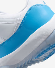 JORDAN AJ 11 RETRO LOW - WHITE/ UNIVERSITY BLUE/ BLACK