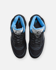 JORDAN AJ 5 RETRO - BLACK/ UNIVERSITY BLUE/ WHITE