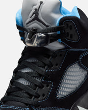 JORDAN AJ 5 RETRO - BLACK/ UNIVERSITY BLUE/ WHITE