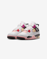 JORDAN GS AJ 4 RETRO - OFF WHITE/ FIRE PINK/ ANTHRACITE