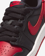 JORDAN PS AJ 1 RETRO LOW OG - BLACK/ VARSITY RED/ SUMMIT WHITE