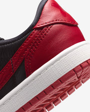 JORDAN PS AJ 1 RETRO LOW OG - BLACK/ VARSITY RED/ SUMMIT WHITE