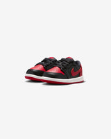 JORDAN TD AJ 1 RETRO LOW OG - BLACK/ VARSITY RED/ SUMMIT WHITE