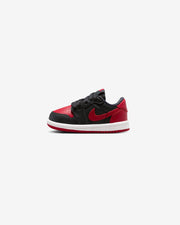 JORDAN TD AJ 1 RETRO LOW OG - BLACK/ VARSITY RED/ SUMMIT WHITE