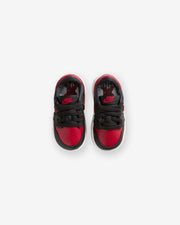 JORDAN TD AJ 1 RETRO LOW OG - BLACK/ VARSITY RED/ SUMMIT WHITE