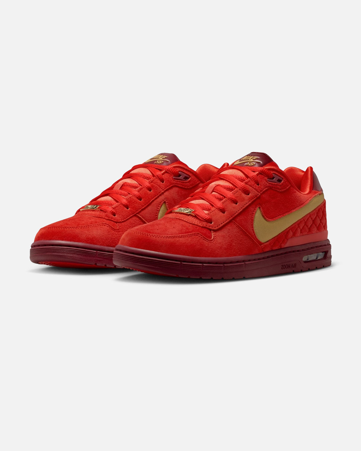 NIKE SB ZOOM P-ROD 1 QS ‘LA ASW’ - HABANERO RED/ CLUB GOLD