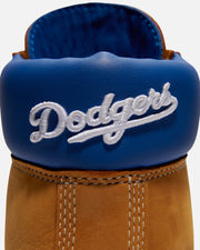 TIMBERLAND X MLB 6" PREMIUM BOOT 'LA DODGERS' - WHEAT