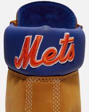 TIMBERLAND X MLB 6" PREMIUM BOOT 'NY METS' - WHEAT