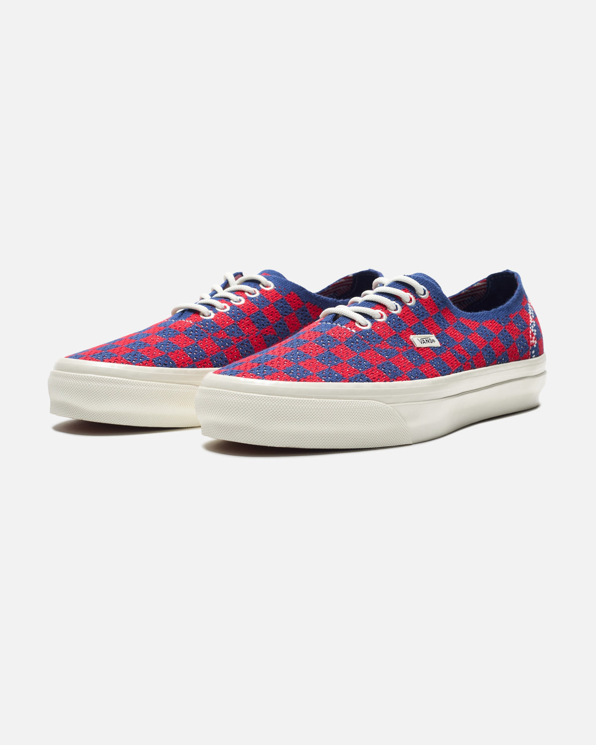 VANS PREMIUM AUTHENTIC 44 'PUNK KNIT' - RED/ BLUE