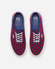 VANS PREMIUM AUTHENTIC 44 'PUNK KNIT' - RED/ BLUE