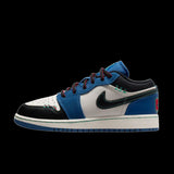 Air Jordan 1 Low SE (GS)(True Blue/Black-University Red)