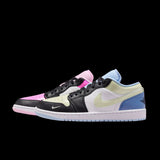 WMNS Air Jordan 1 Low Se (Black/Pink Spell-White)