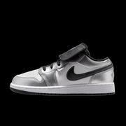 Air Jordan 1 Low SE (White/Black-White-Metallic Silver)
