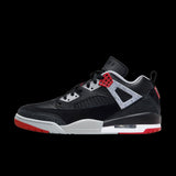Air Jordan Spizike Low (Black/Gym Red-Wolf Grey-White)