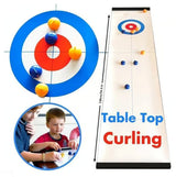 Tabletop Curling Game for Everyone
